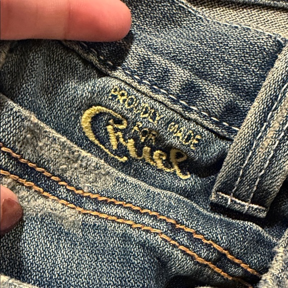 Cruel Girl Dark Wash Straight Leg Jeans 13 XLong - Picture 4 of 6